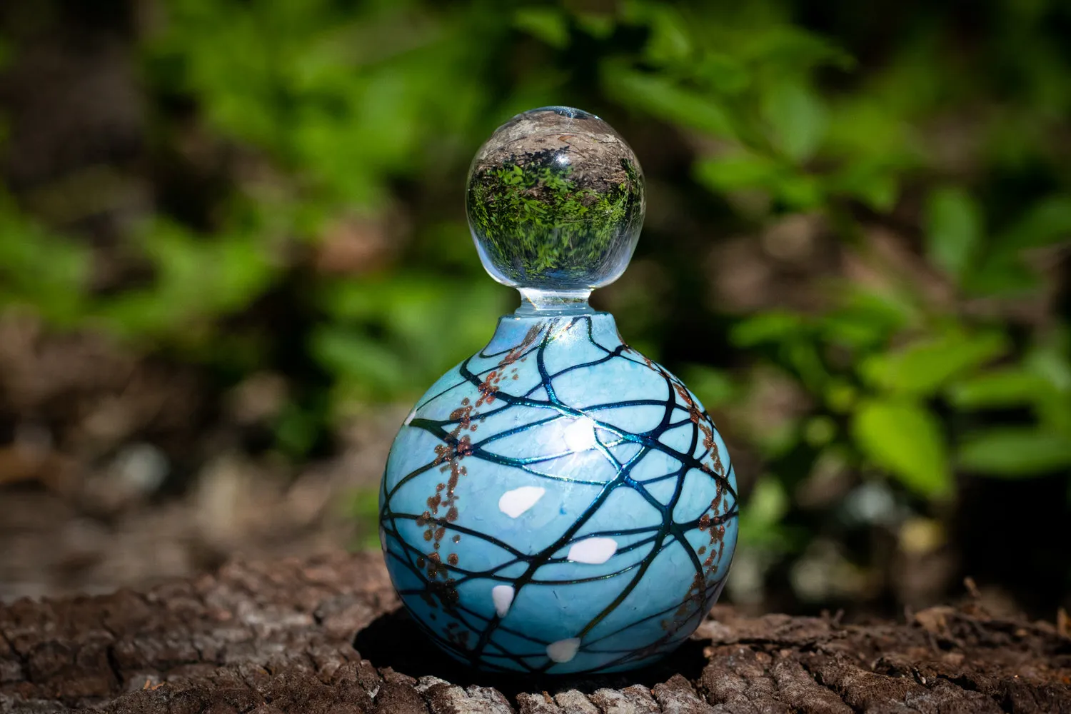 Fancy Glass Keepsake Urns for Cremation Ash