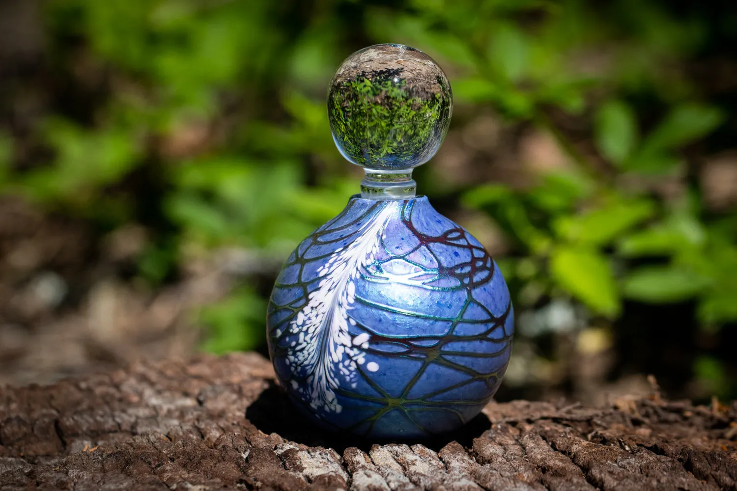 Fancy Glass Keepsake Urns for Cremation Ash