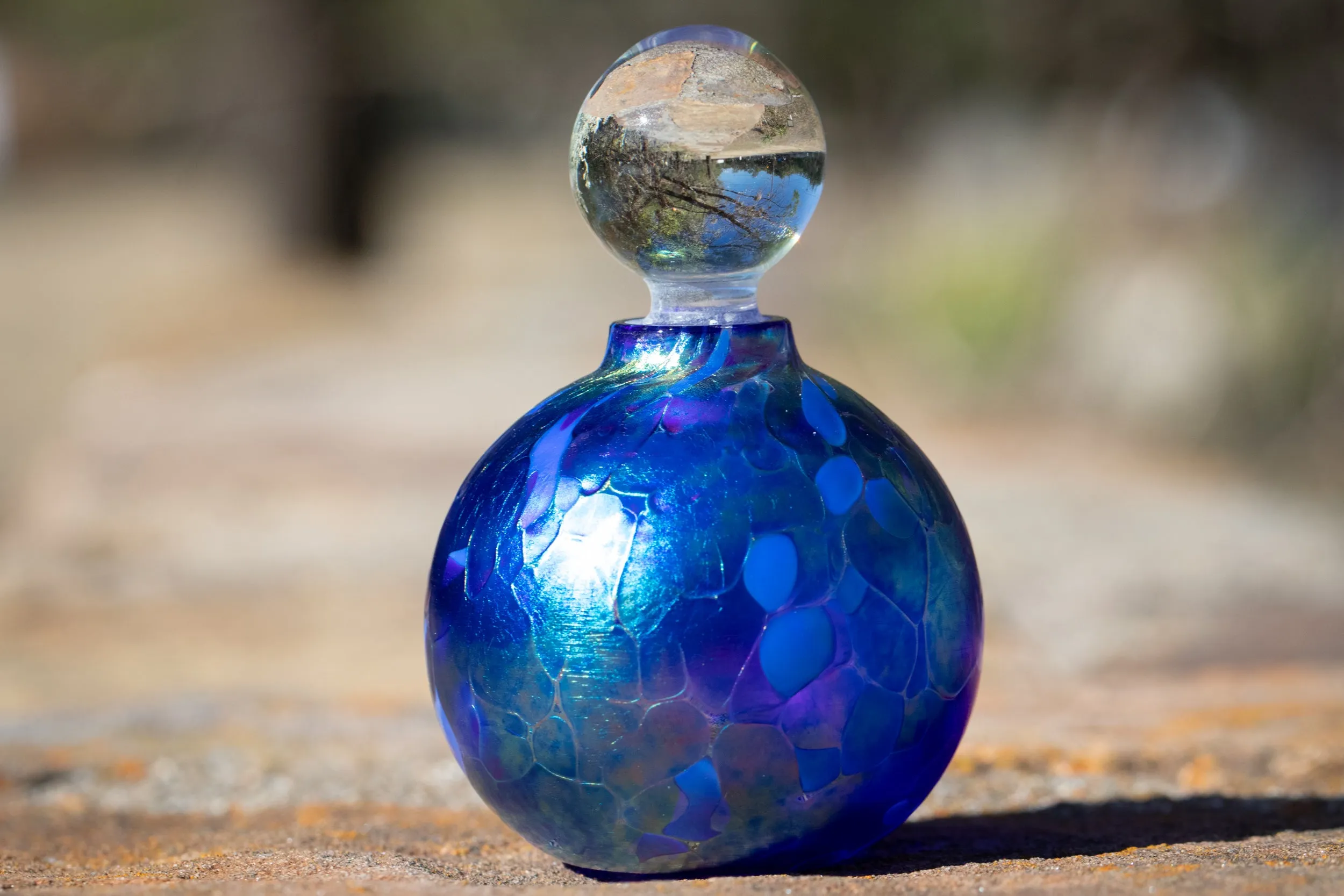 Fancy Glass Keepsake Urns for Cremation Ash