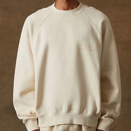 FEAR OF GOD Essentials Felt Logo Crewneck Sweatshirt Shell