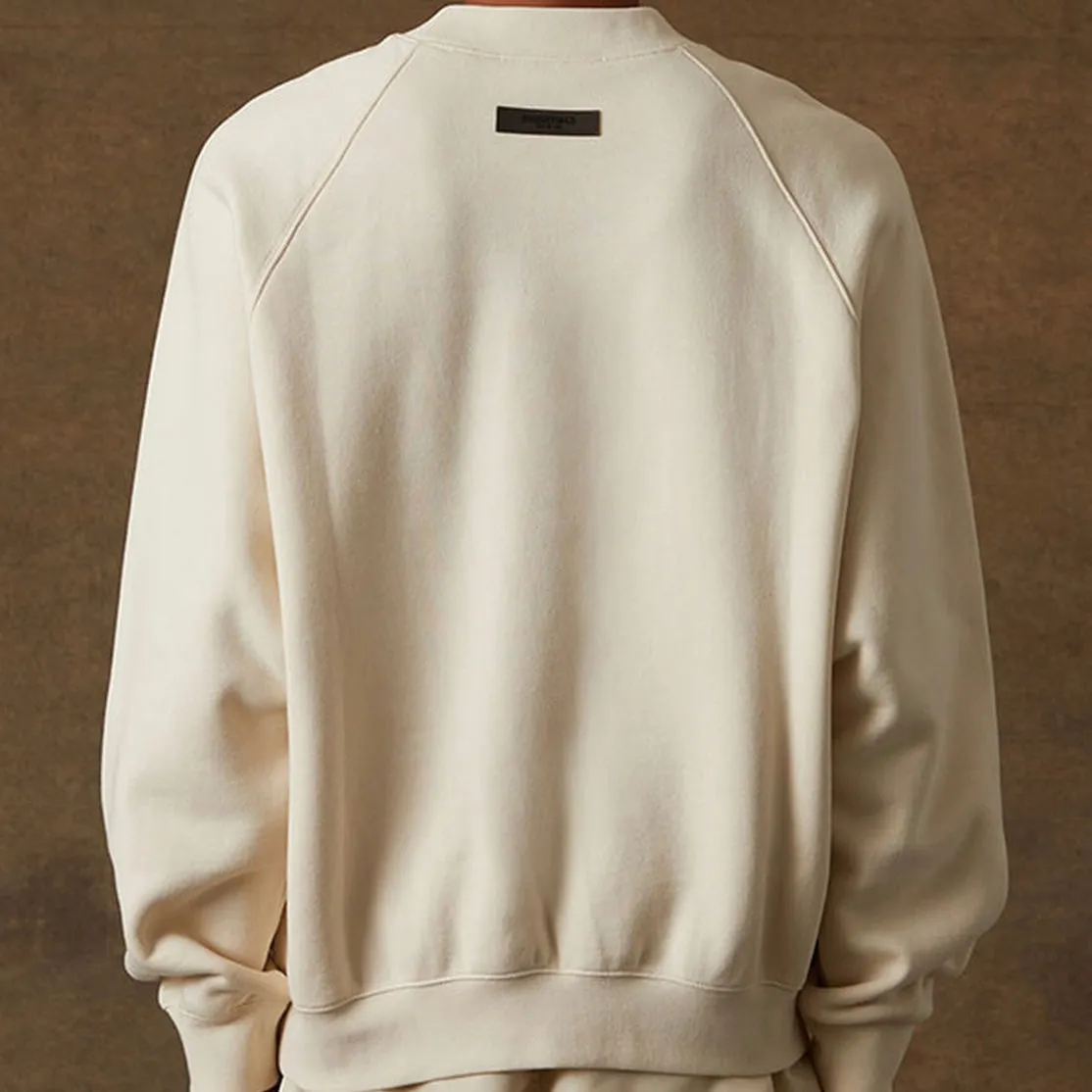 FEAR OF GOD Essentials Felt Logo Crewneck Sweatshirt Shell