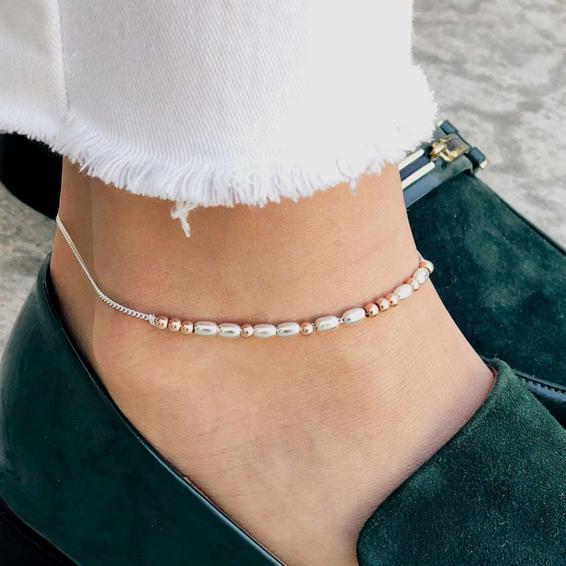 FILIPA I - MORSE CODE ANKLET