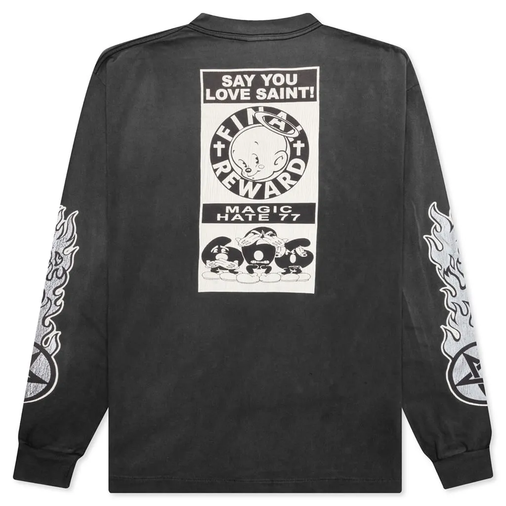 Fire Baby L/S Tee - Black