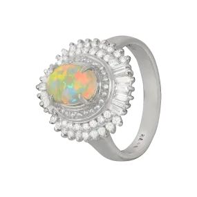 First Kiss Opal & Diamond Ring