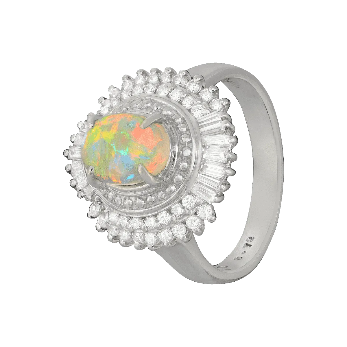 First Kiss Opal & Diamond Ring