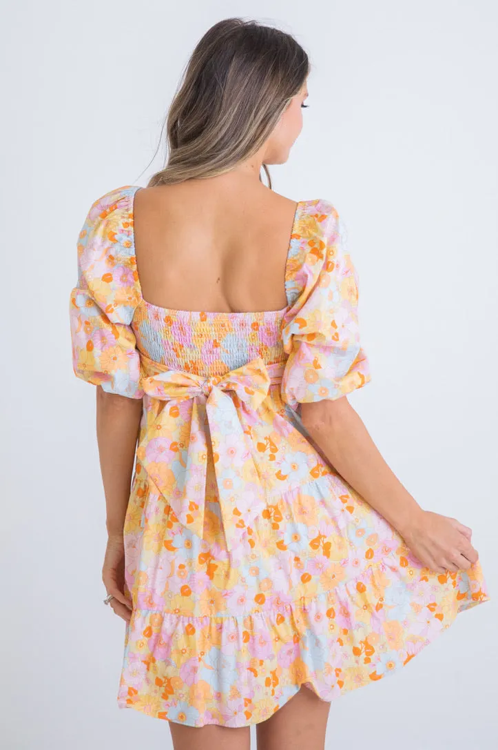 Floral London Poplin Dress