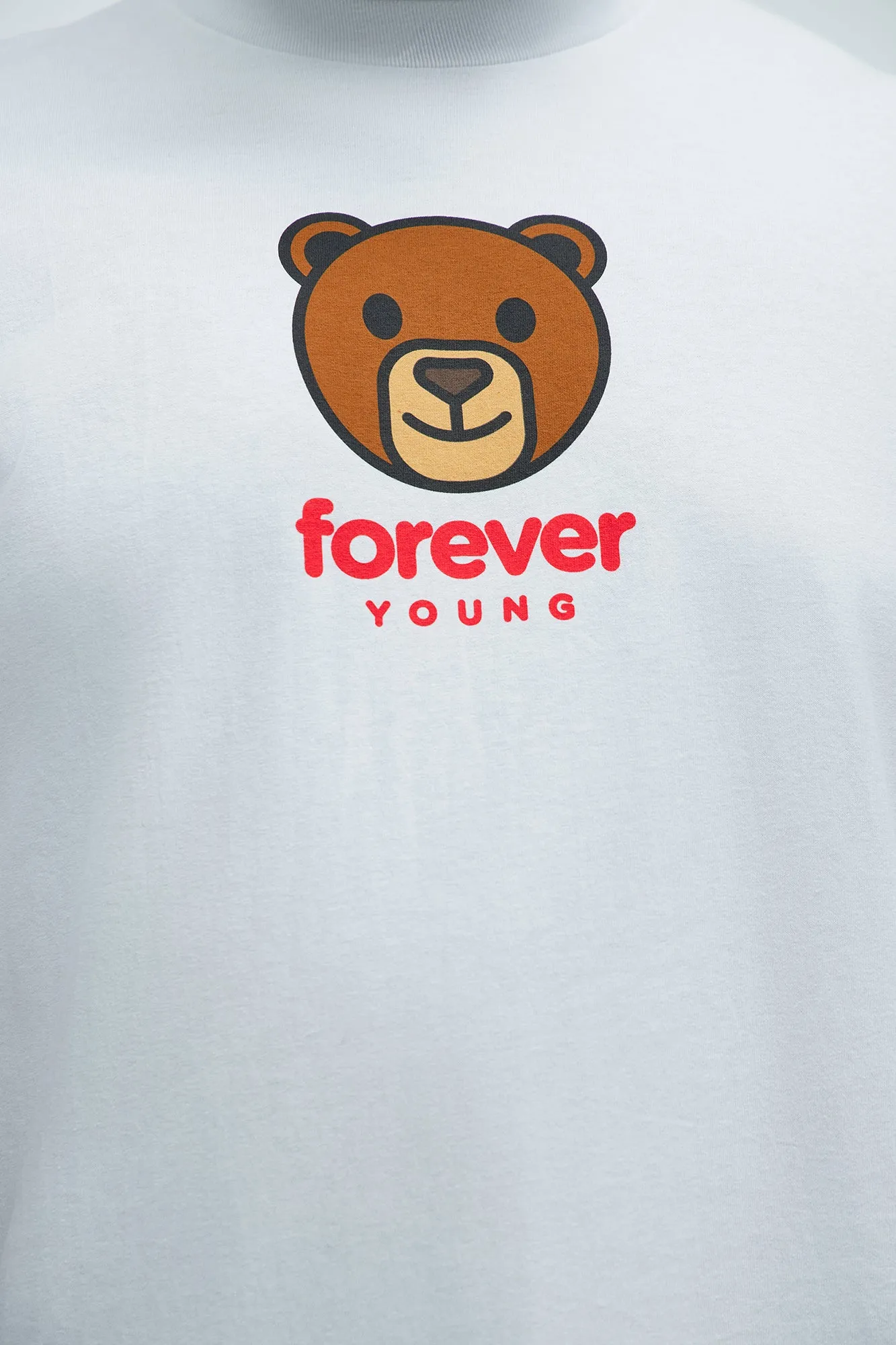 Forever Young Cub Short Sleeve Tee - White