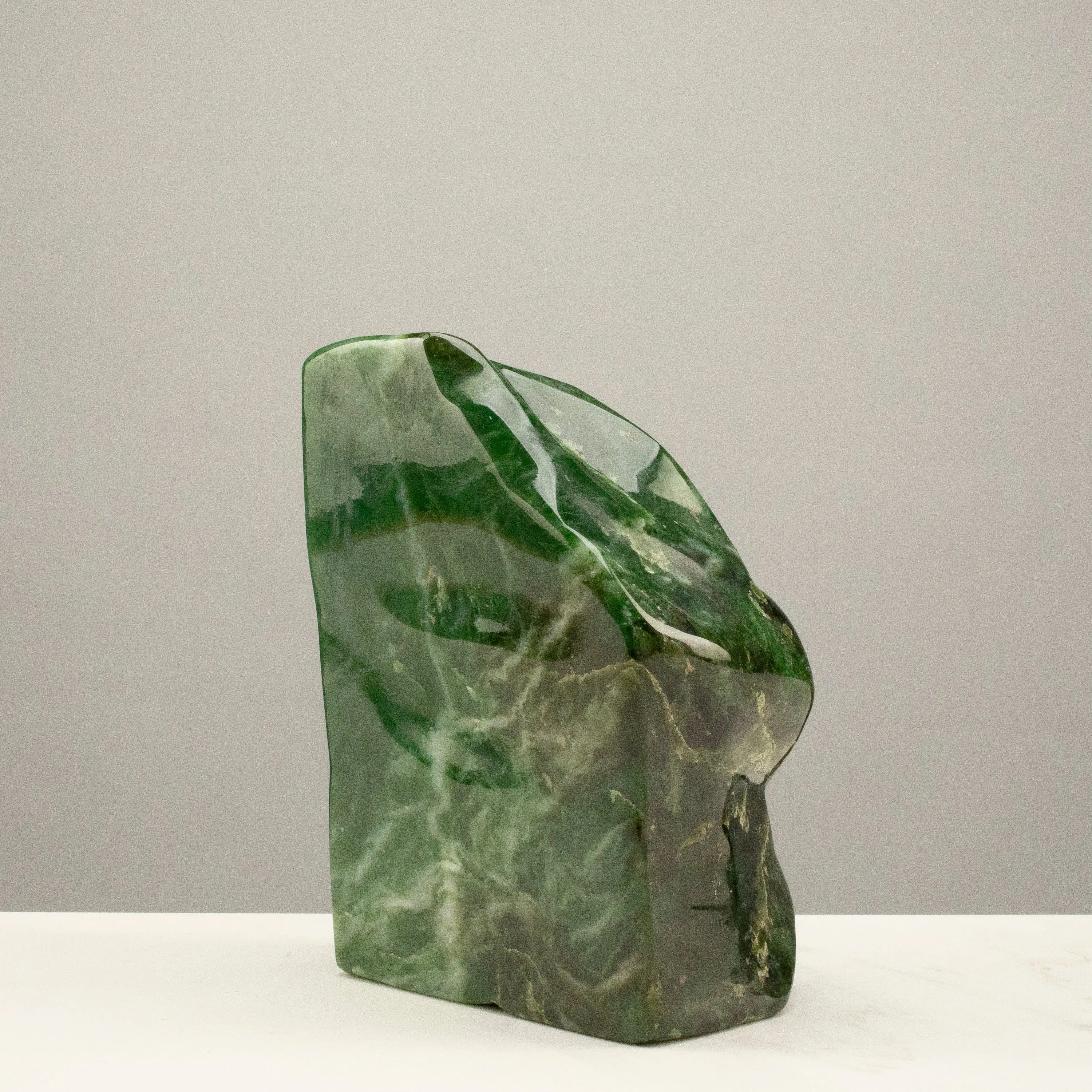 Freeform Nephrite Jade Tower from Afghanistan - 8 / 10 lbs