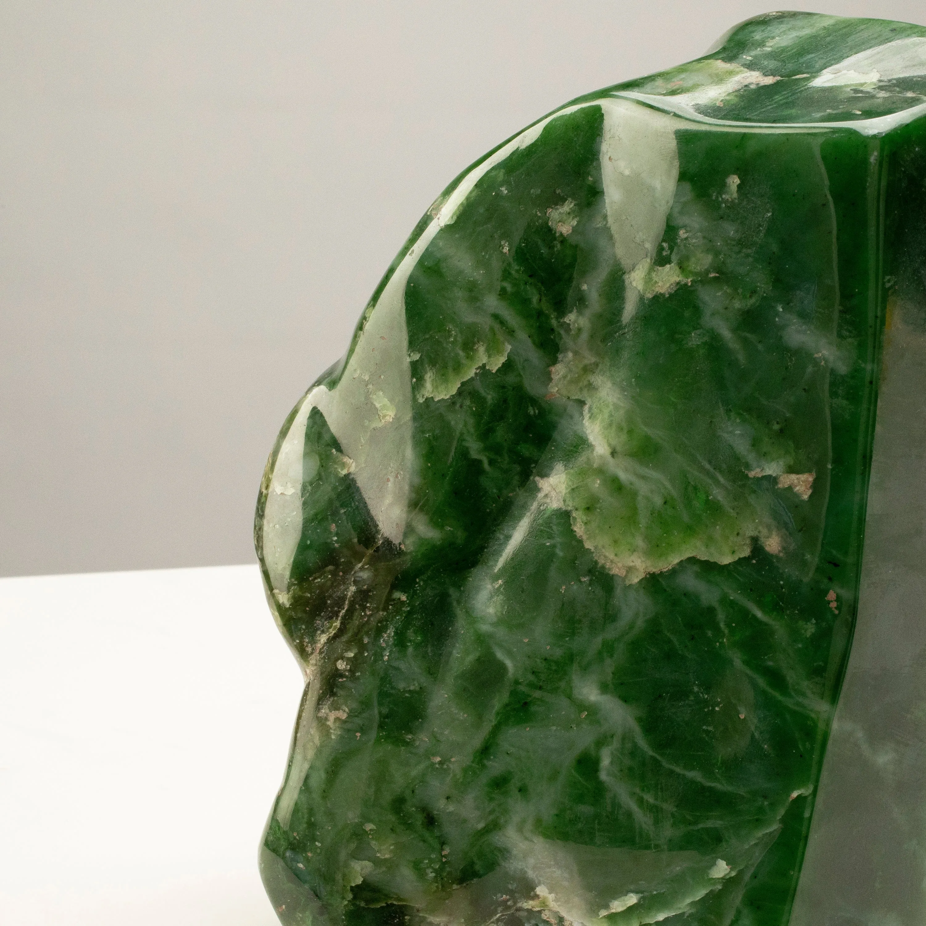 Freeform Nephrite Jade Tower from Afghanistan - 8 / 10 lbs