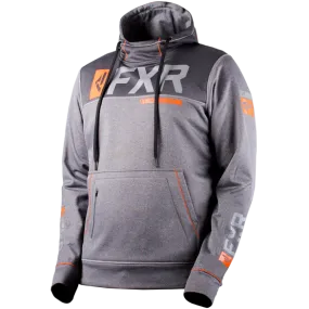 FXR Helium Tech Pullover Hoodie Grey Orange