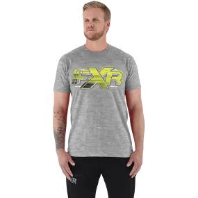 FXR Speed Tee Grey Heather/Hi-Vis