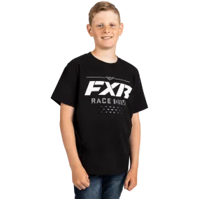 FXR Youth Race Division Tee Black/White