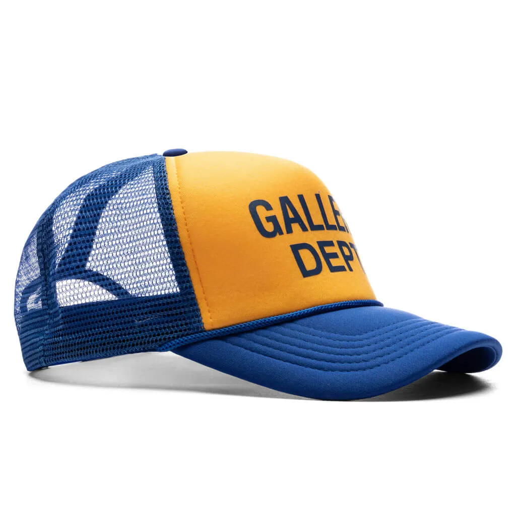 GD Logo Trucker - Yellow/Navy