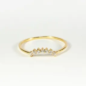 Gold Plated Sunrise Ring