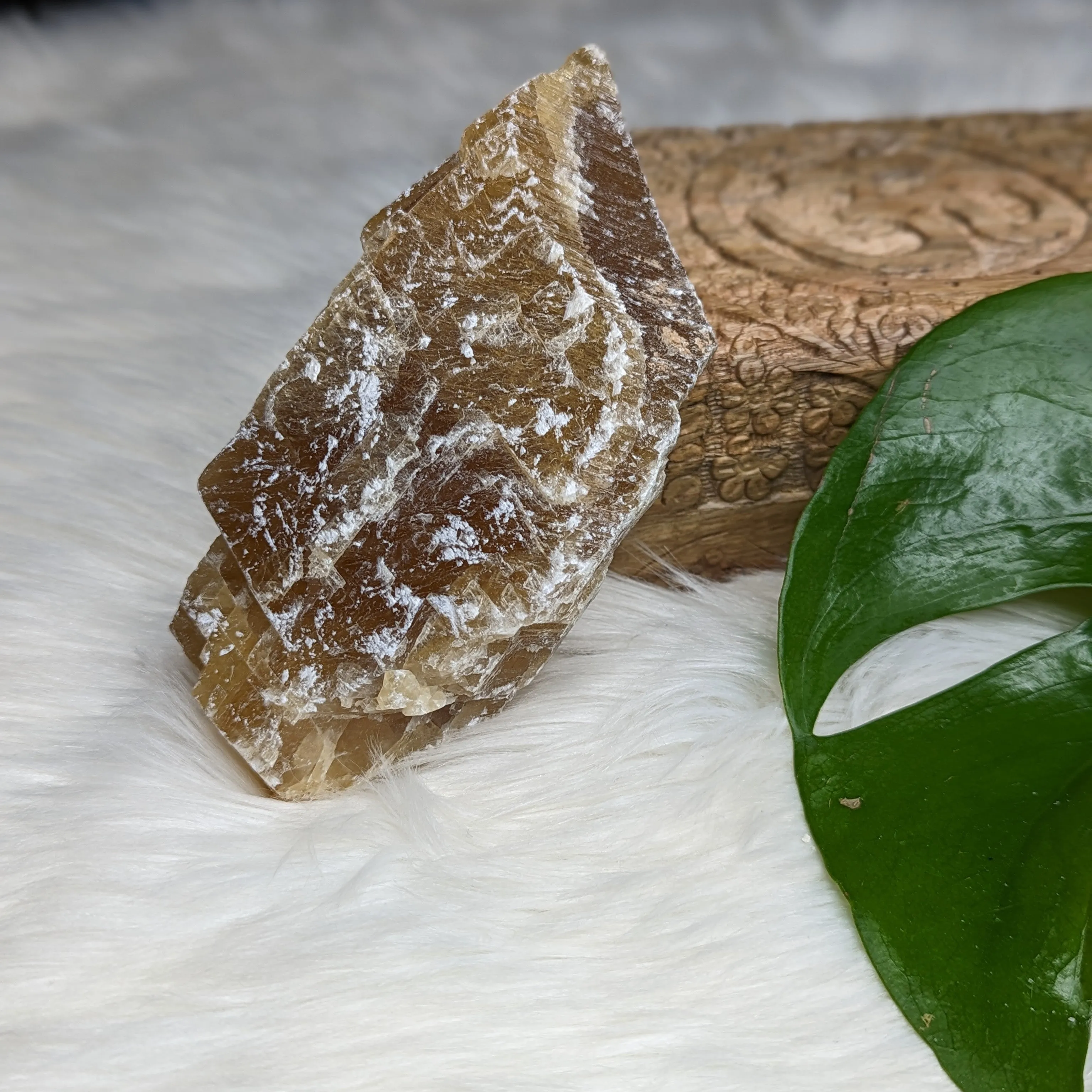 Honey Calcite from Mexico