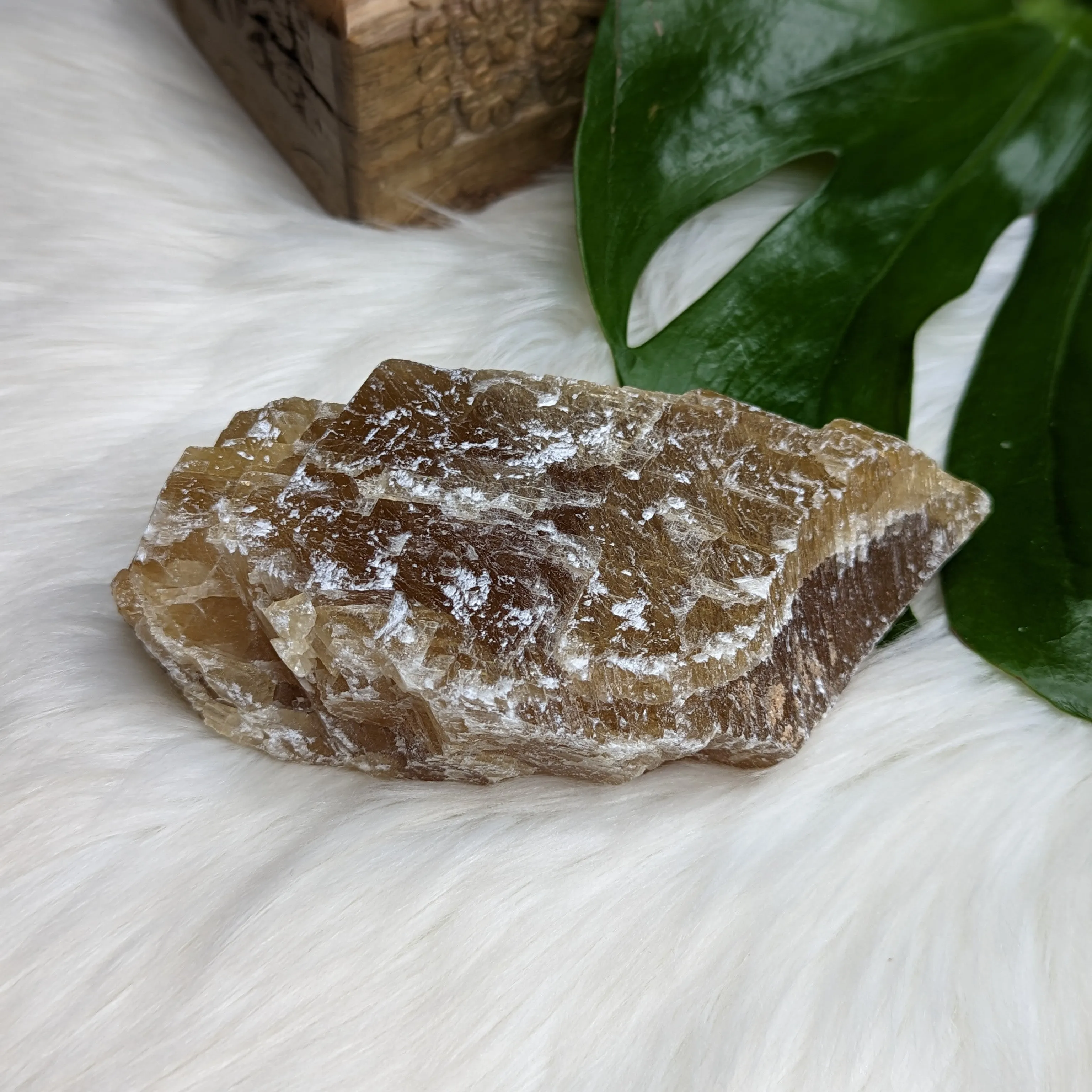 Honey Calcite from Mexico