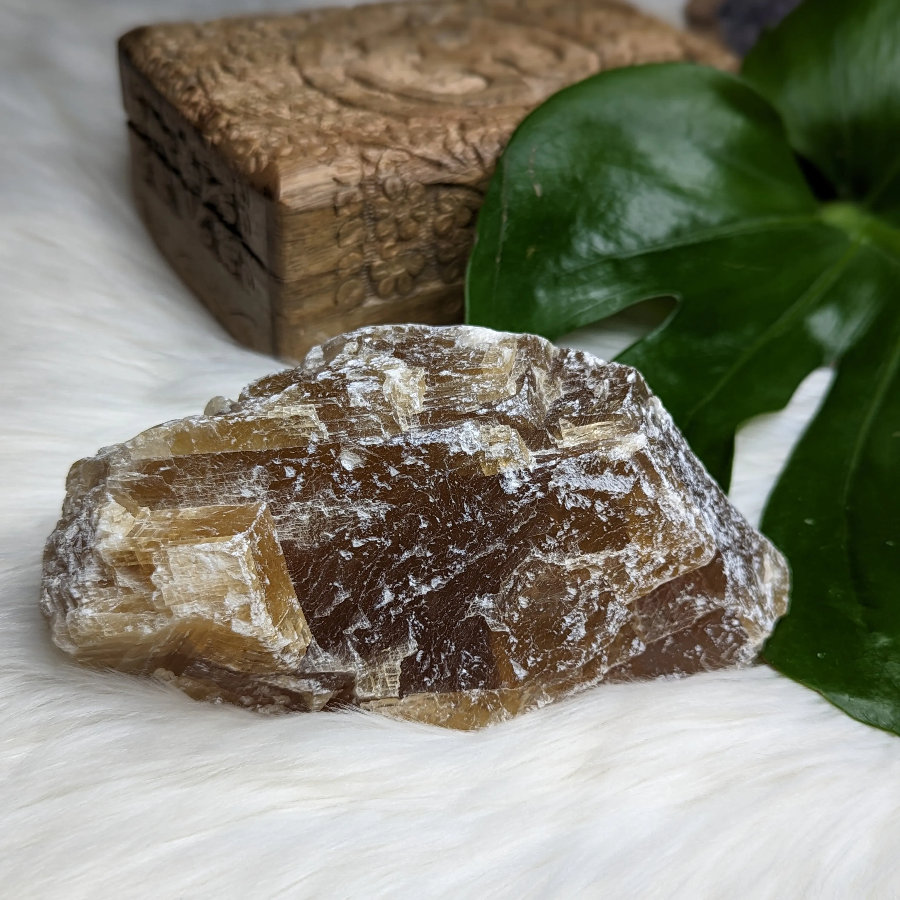 Honey Calcite from Mexico