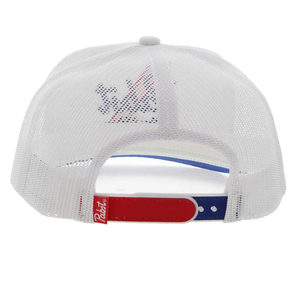 Hooey Brands Men's Pabst Blue Ribbon Logo Snap Back Cap