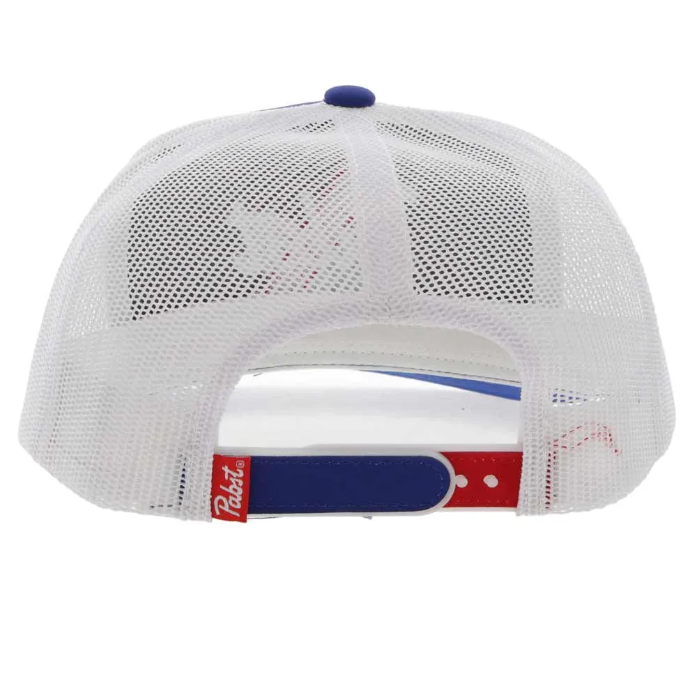 Hooey Brands Men's Pabst Blue Ribbon Logo Snap Back Cap