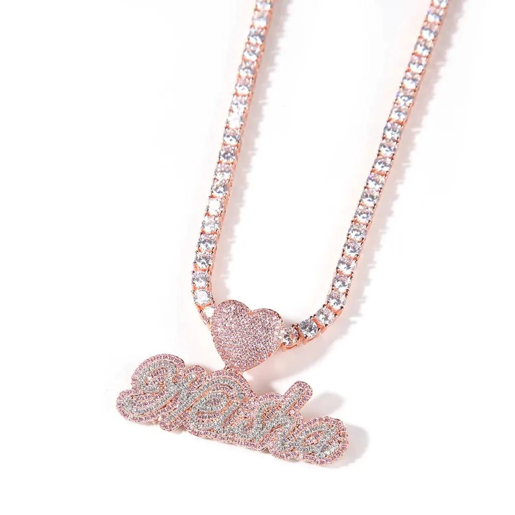 Icy Heart Custom Chain