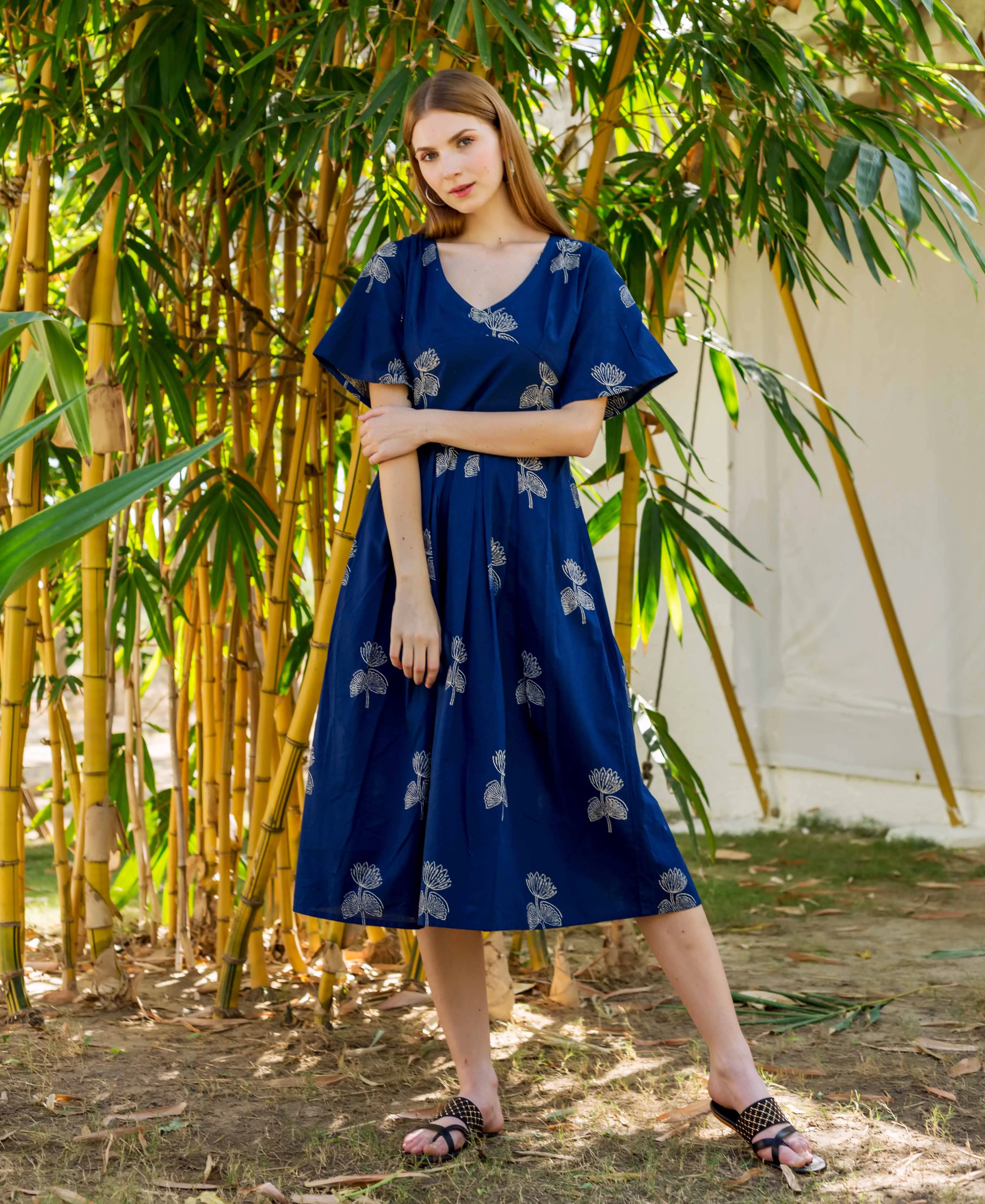 Indigo Ayesha Dress