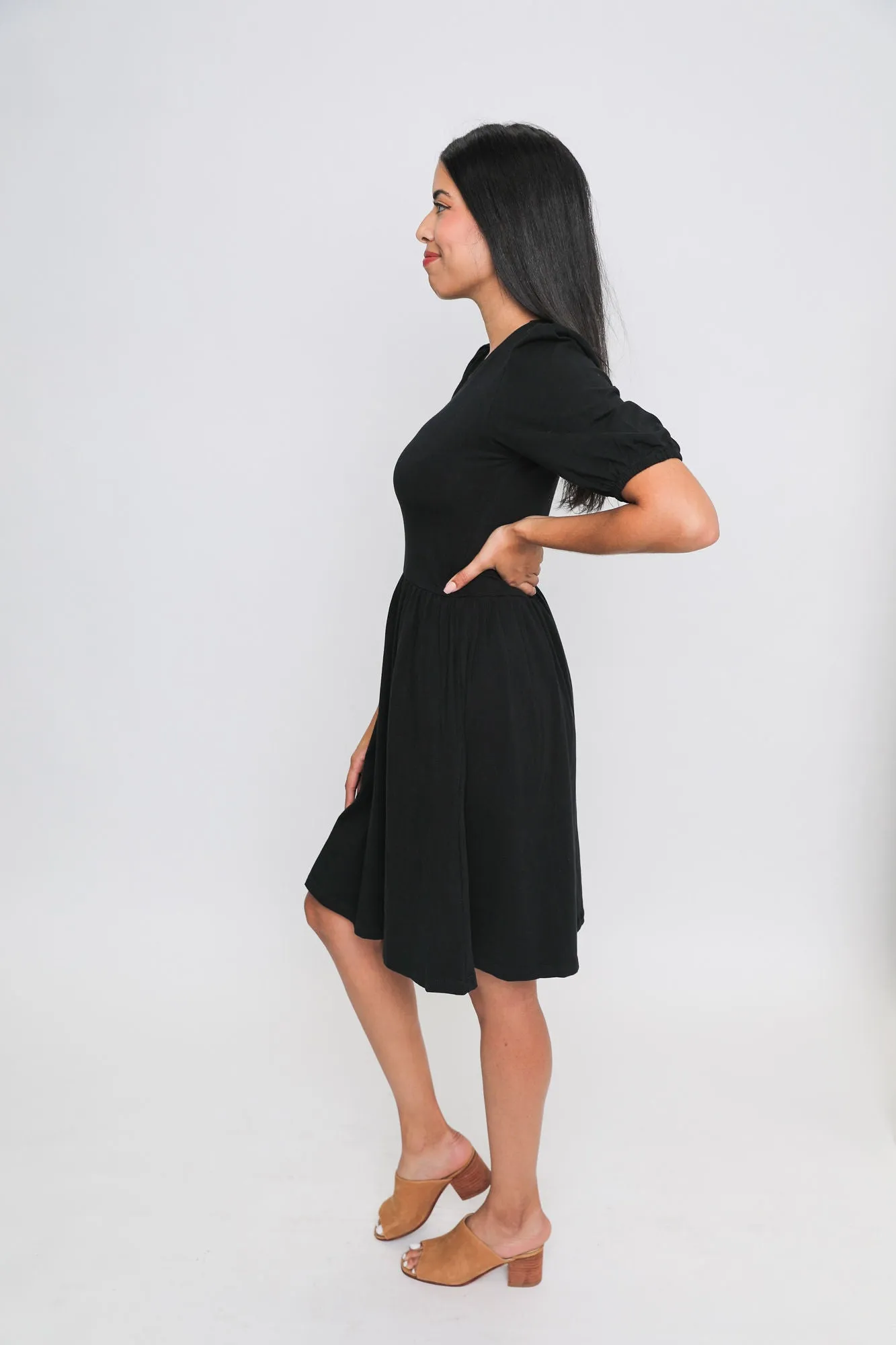 Inez Bubble Sleeve Dress