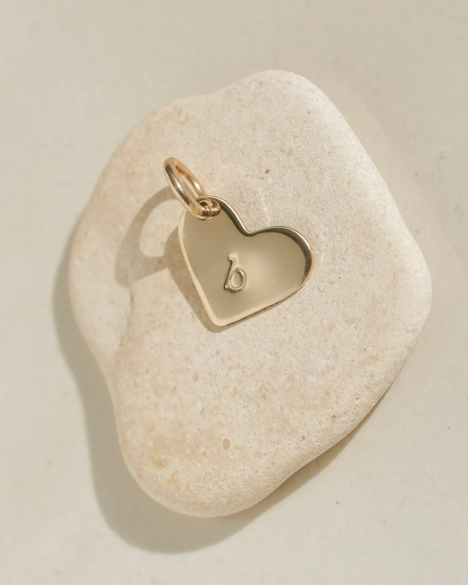 Initial Heart Charm