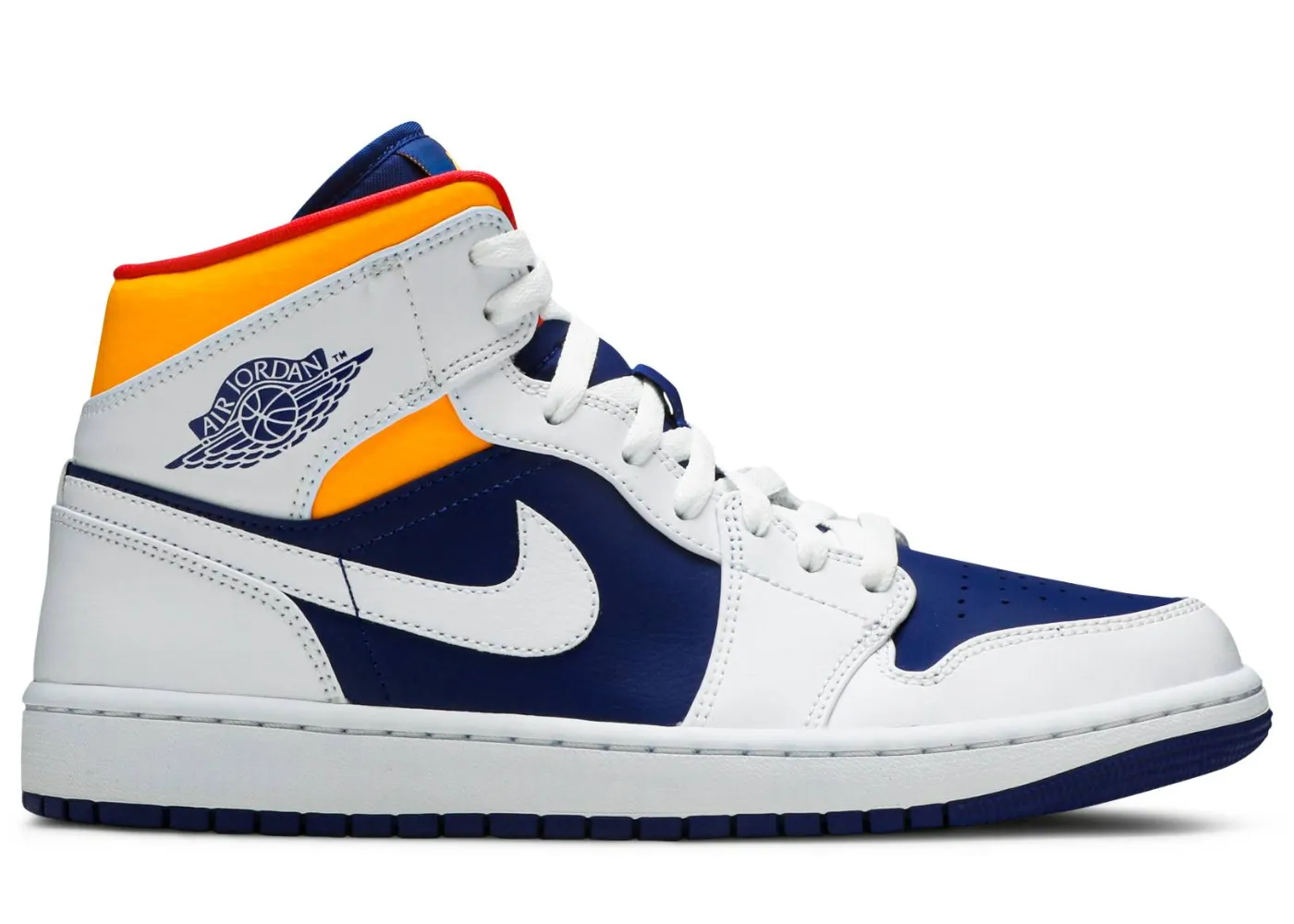 Jordan 1 Mid Royal Blue Laser Orange