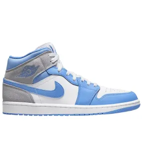 JORDAN 1 MID UNIVERSITY BLUE GREY