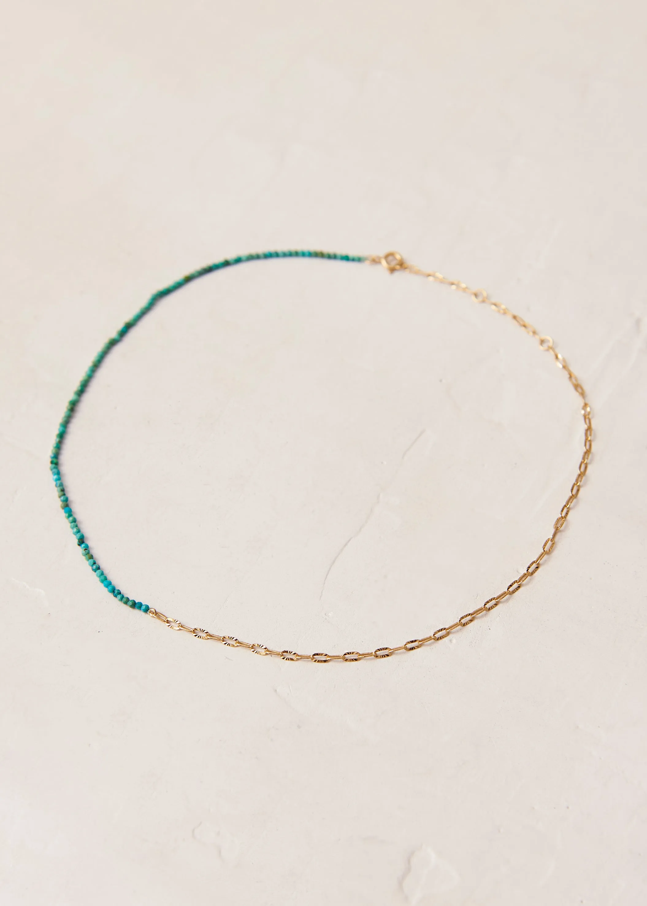 Junie Blue 18k Gold Plated Sterling Silver Necklace