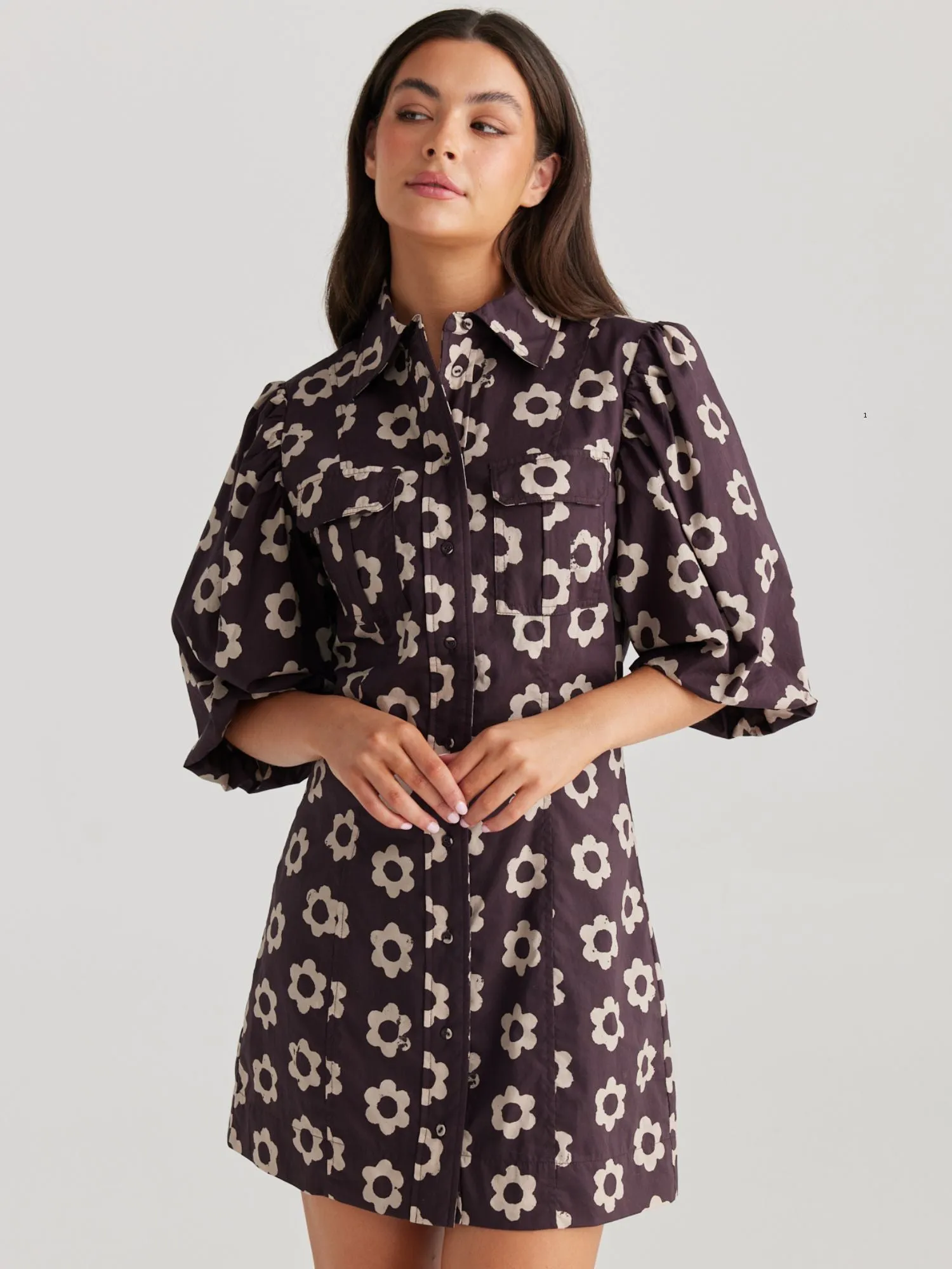 Juniper Dress | Tonal Floral