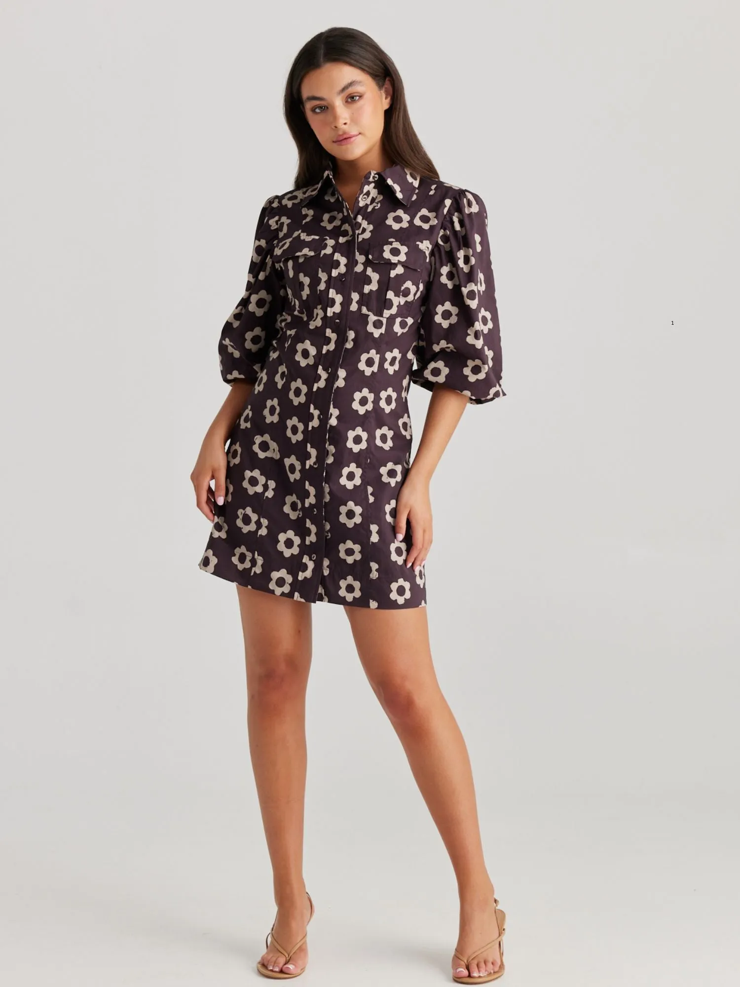 Juniper Dress | Tonal Floral