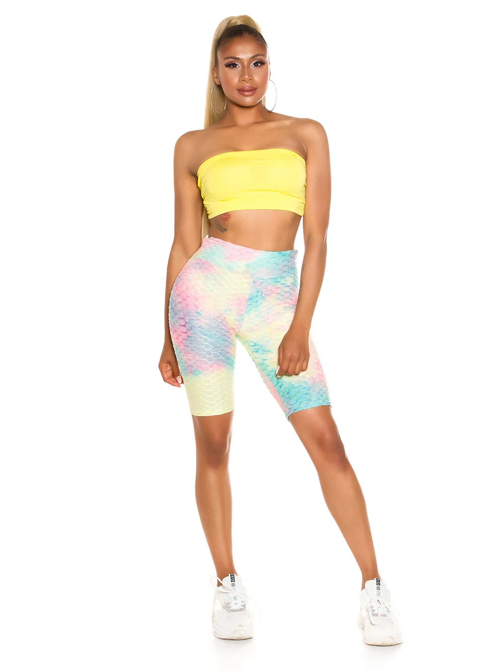 KouCla Multicolor Push-up Shorts