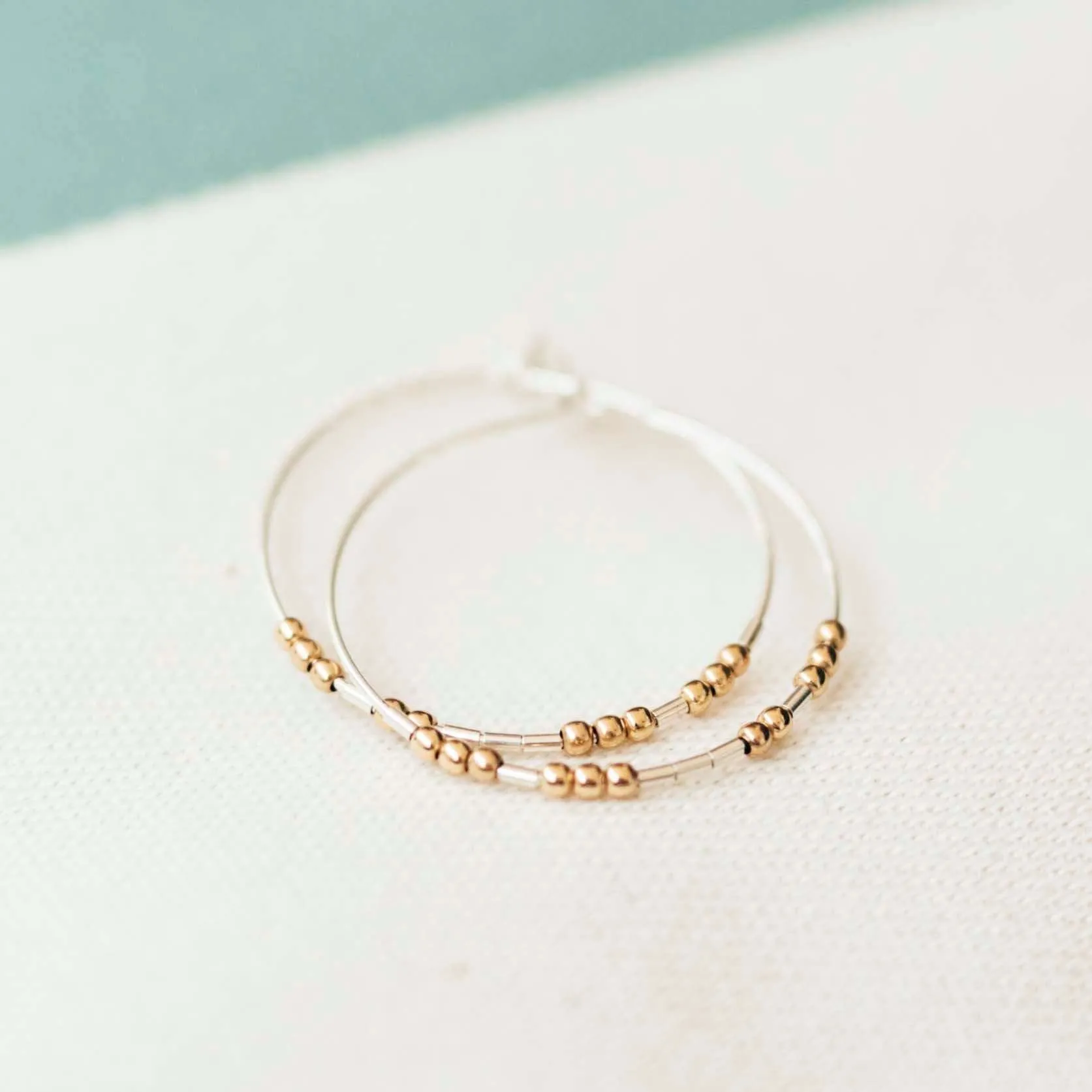 LANA - MORSE CODE EARRINGS