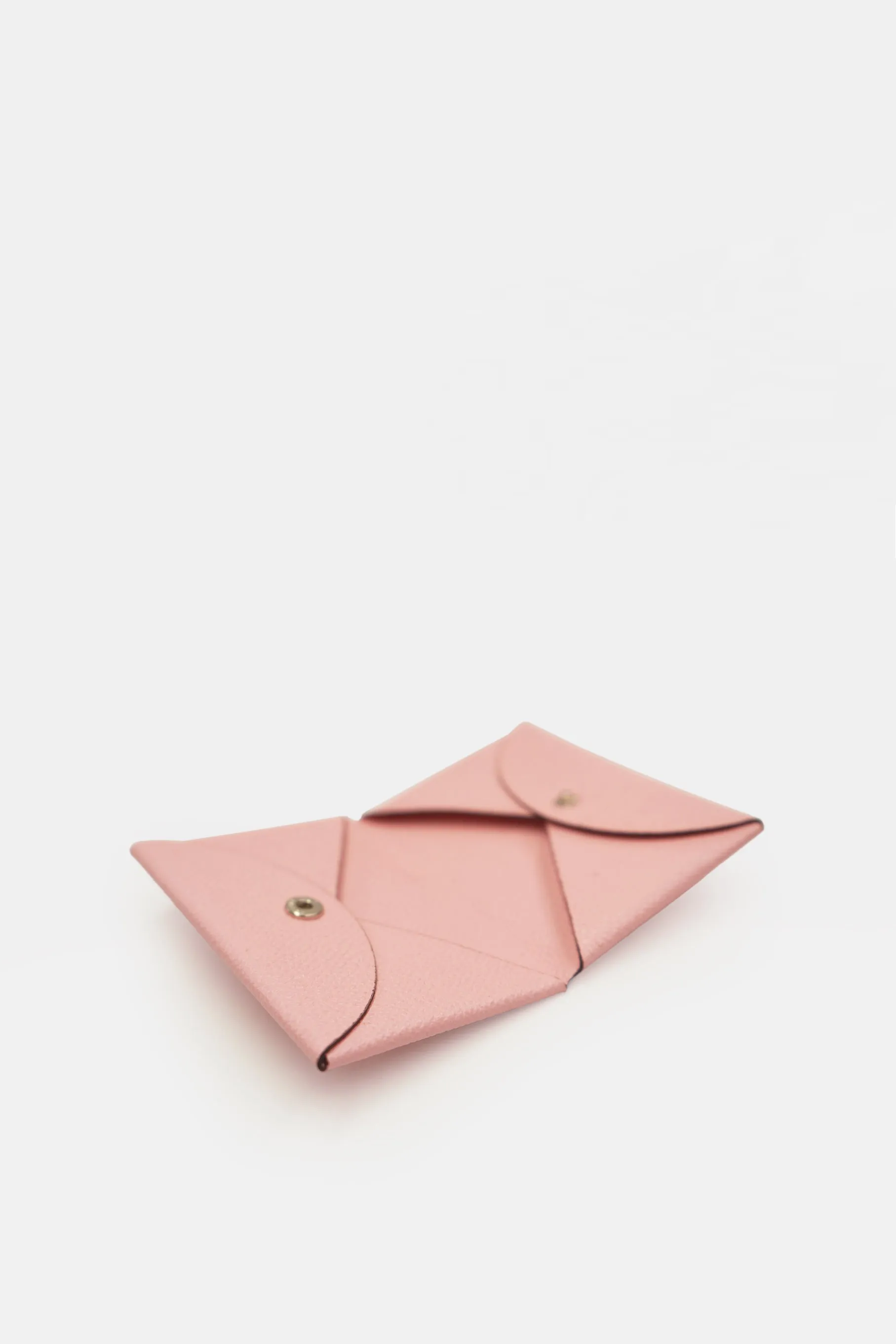 Leather Card Holder, Baby pink