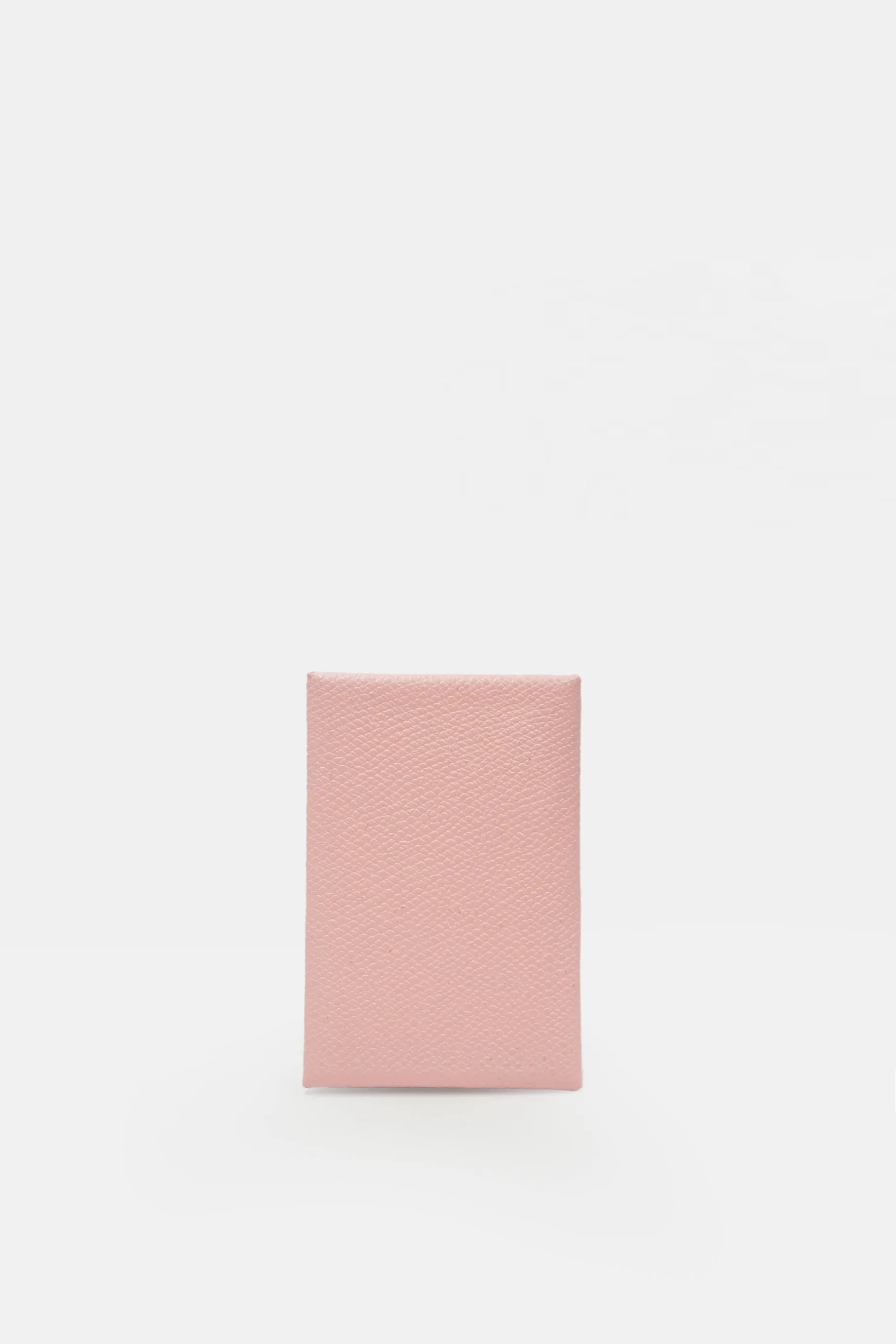 Leather Card Holder, Baby pink