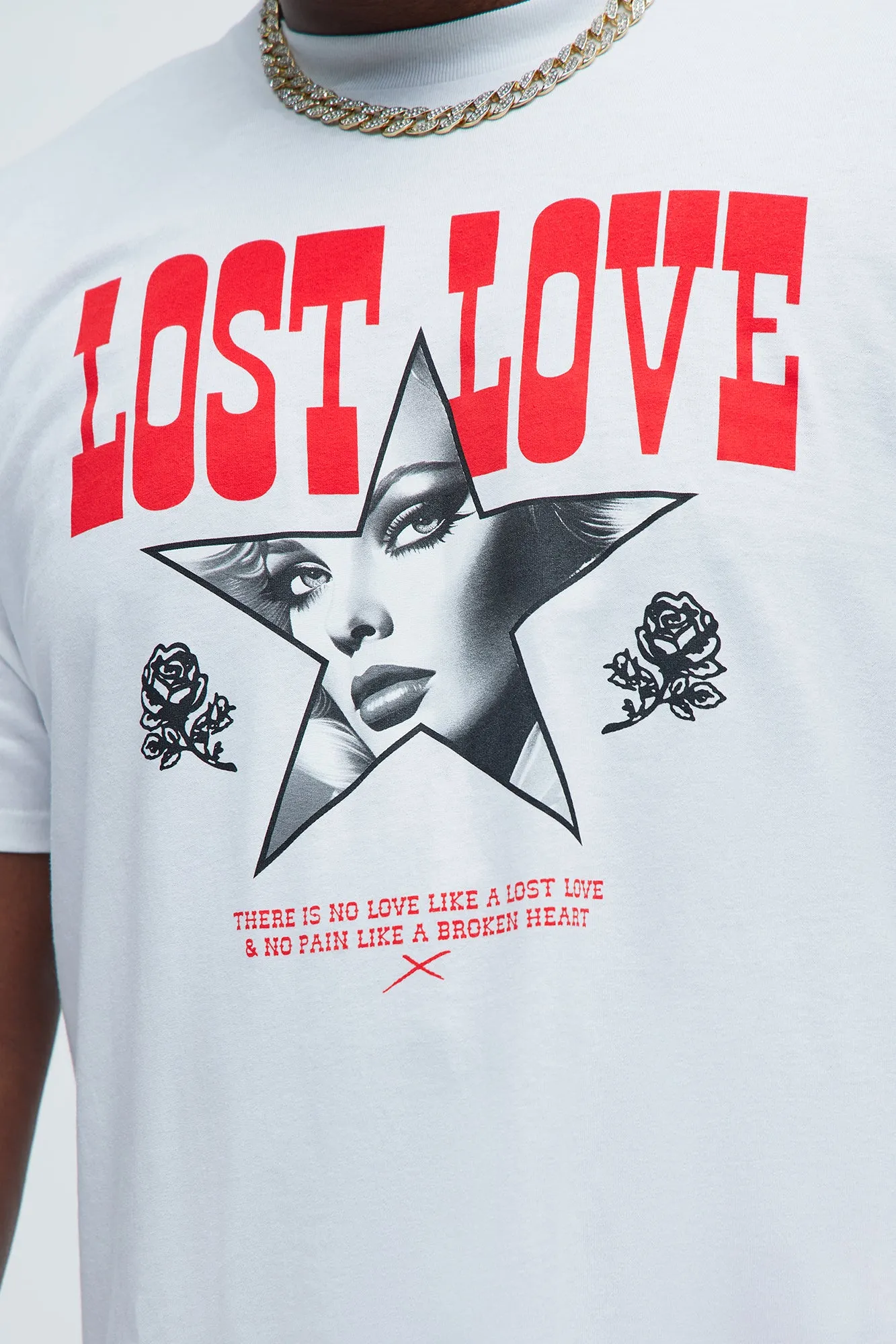 Like Lost Love Short Sleeve Tee - White