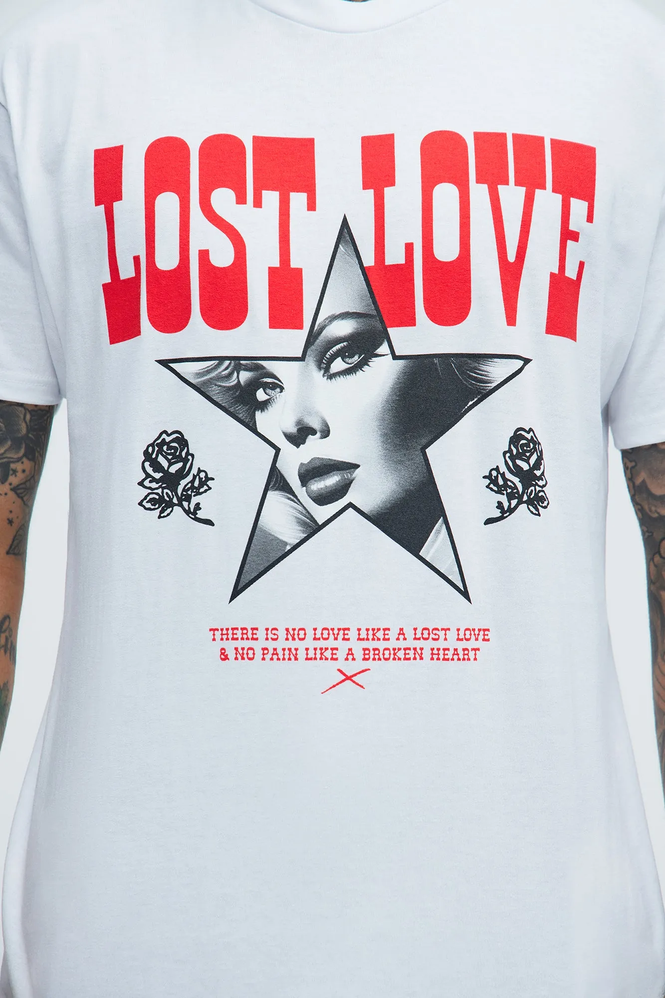 Like Lost Love Short Sleeve Tee - White