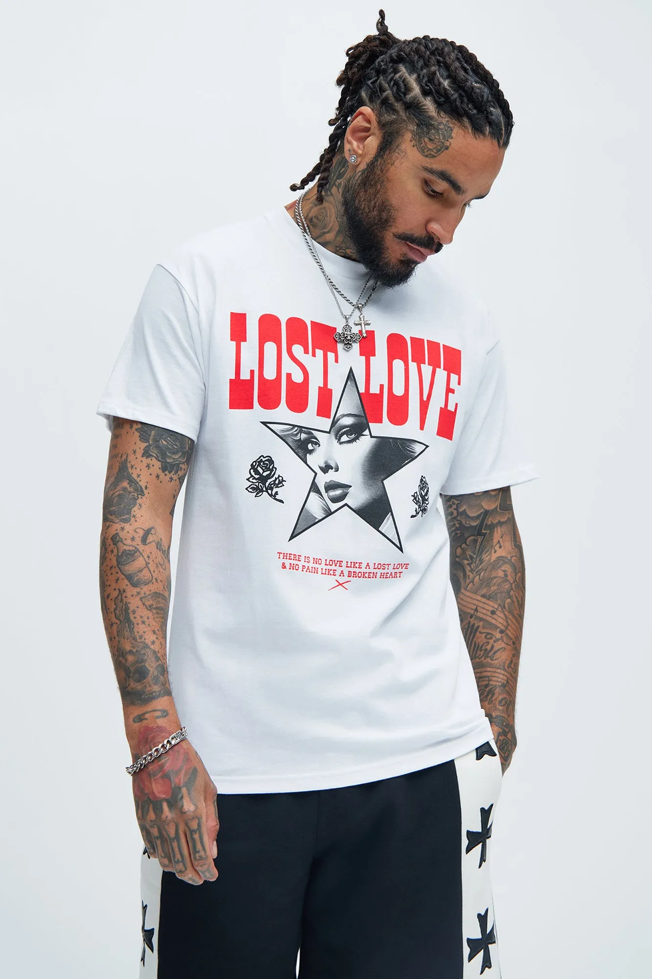 Like Lost Love Short Sleeve Tee - White