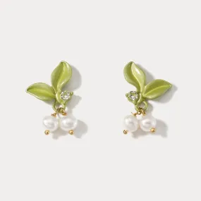 Lily Of The Valley Diamond Earrings