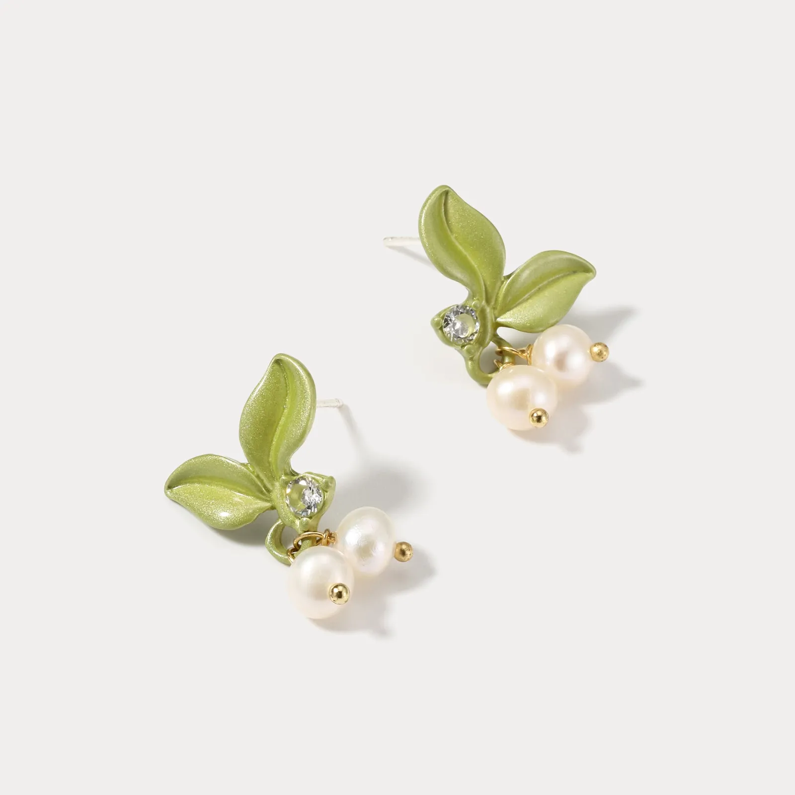 Lily Of The Valley Diamond Earrings