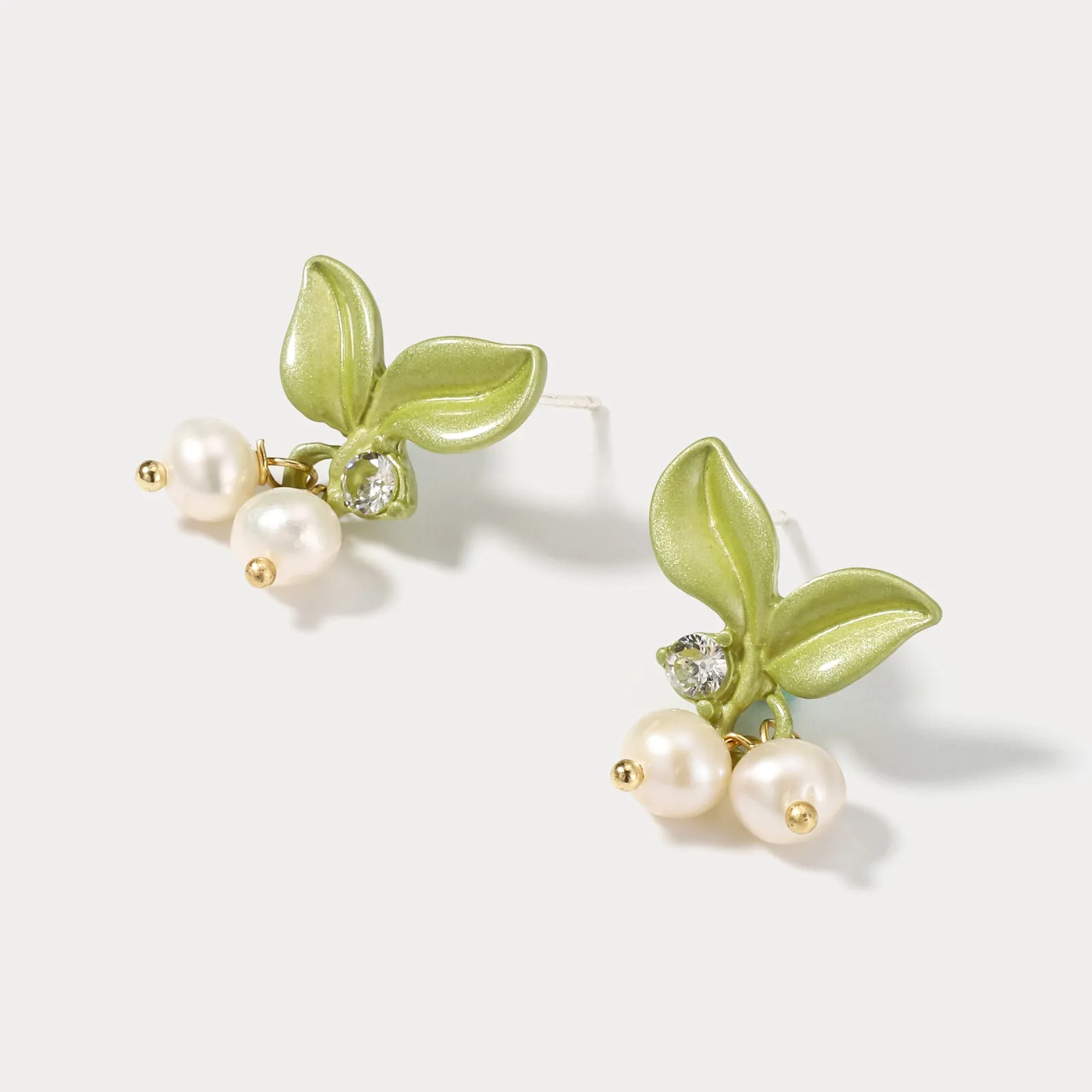 Lily Of The Valley Diamond Earrings