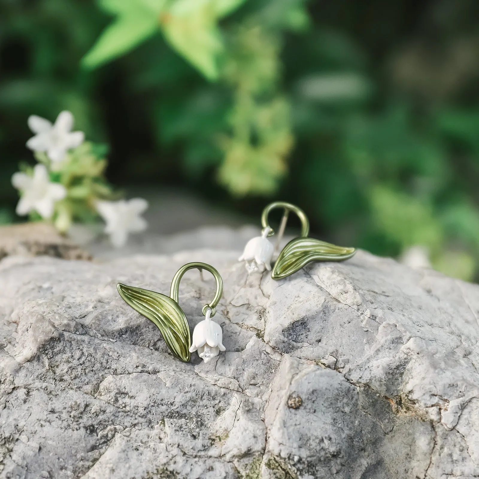 Lily Of The Valley Stud Earrings