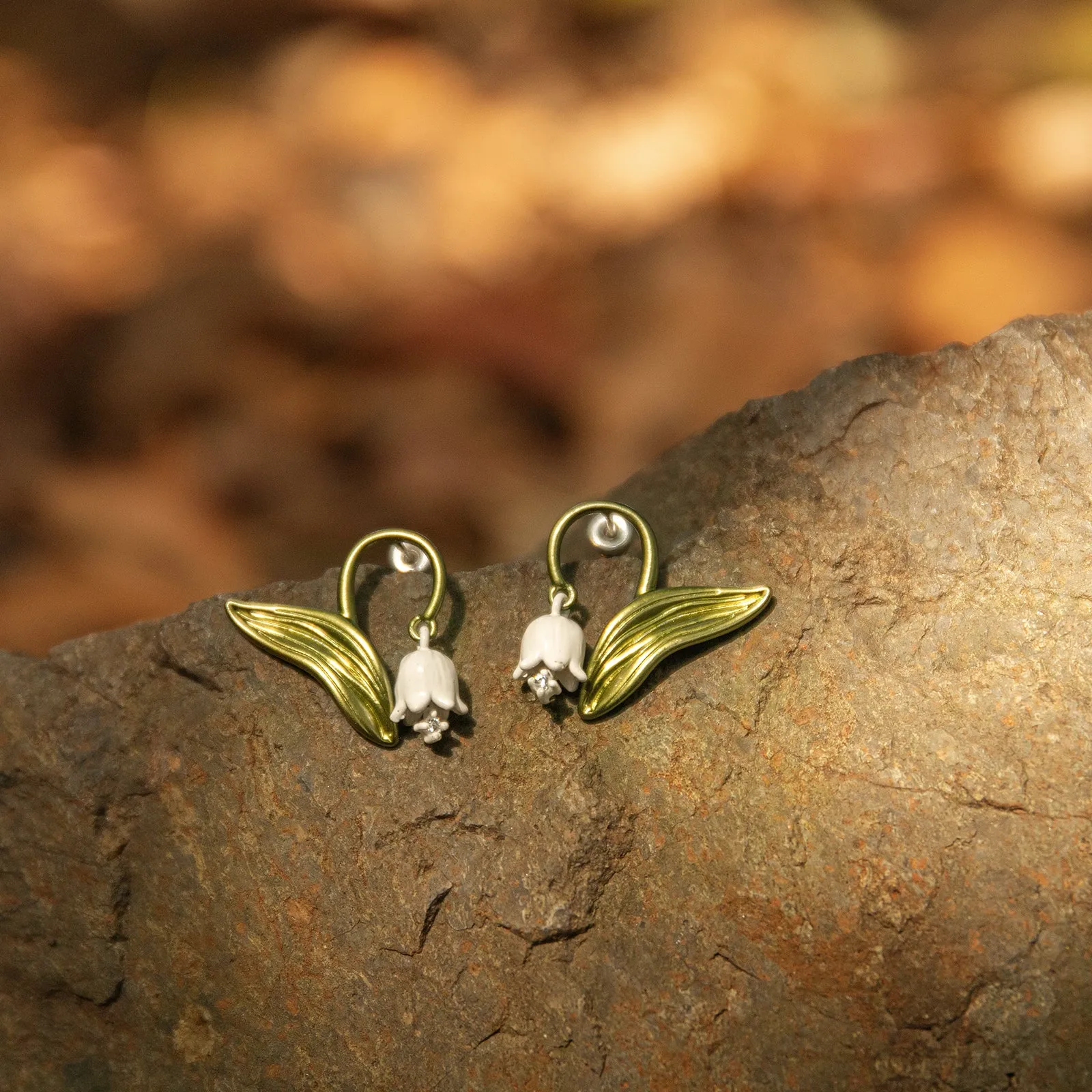 Lily Of The Valley Stud Earrings