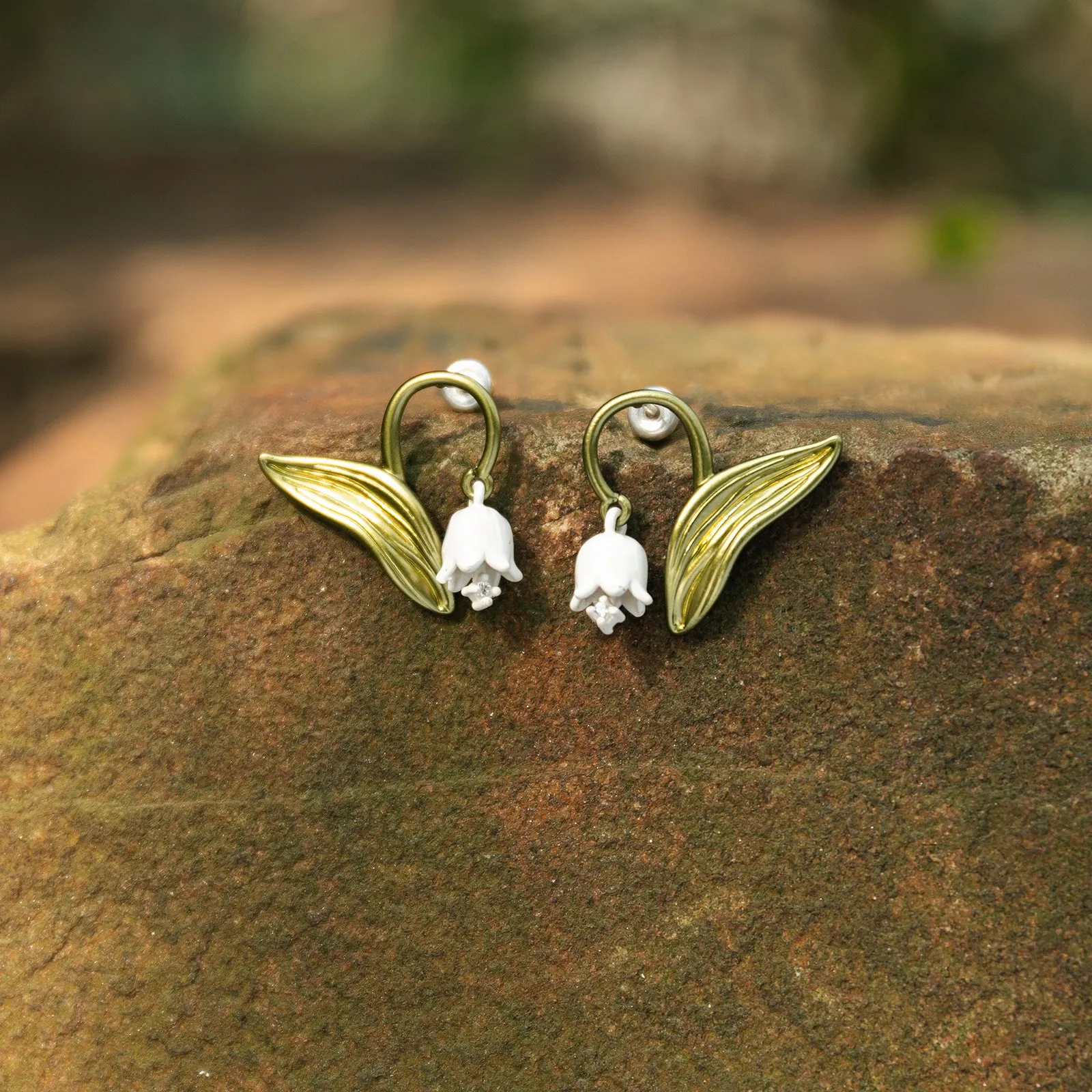 Lily Of The Valley Stud Earrings