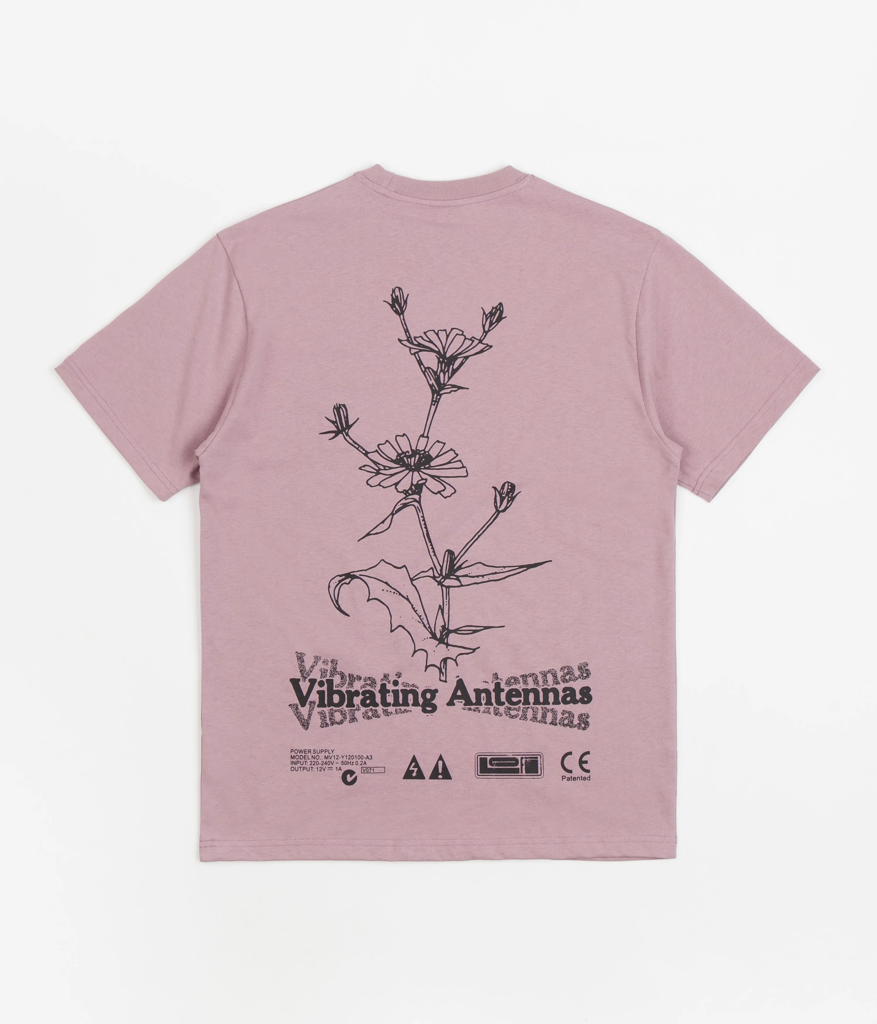 Lo-Fi Antenna T-Shirt - Washed Berry