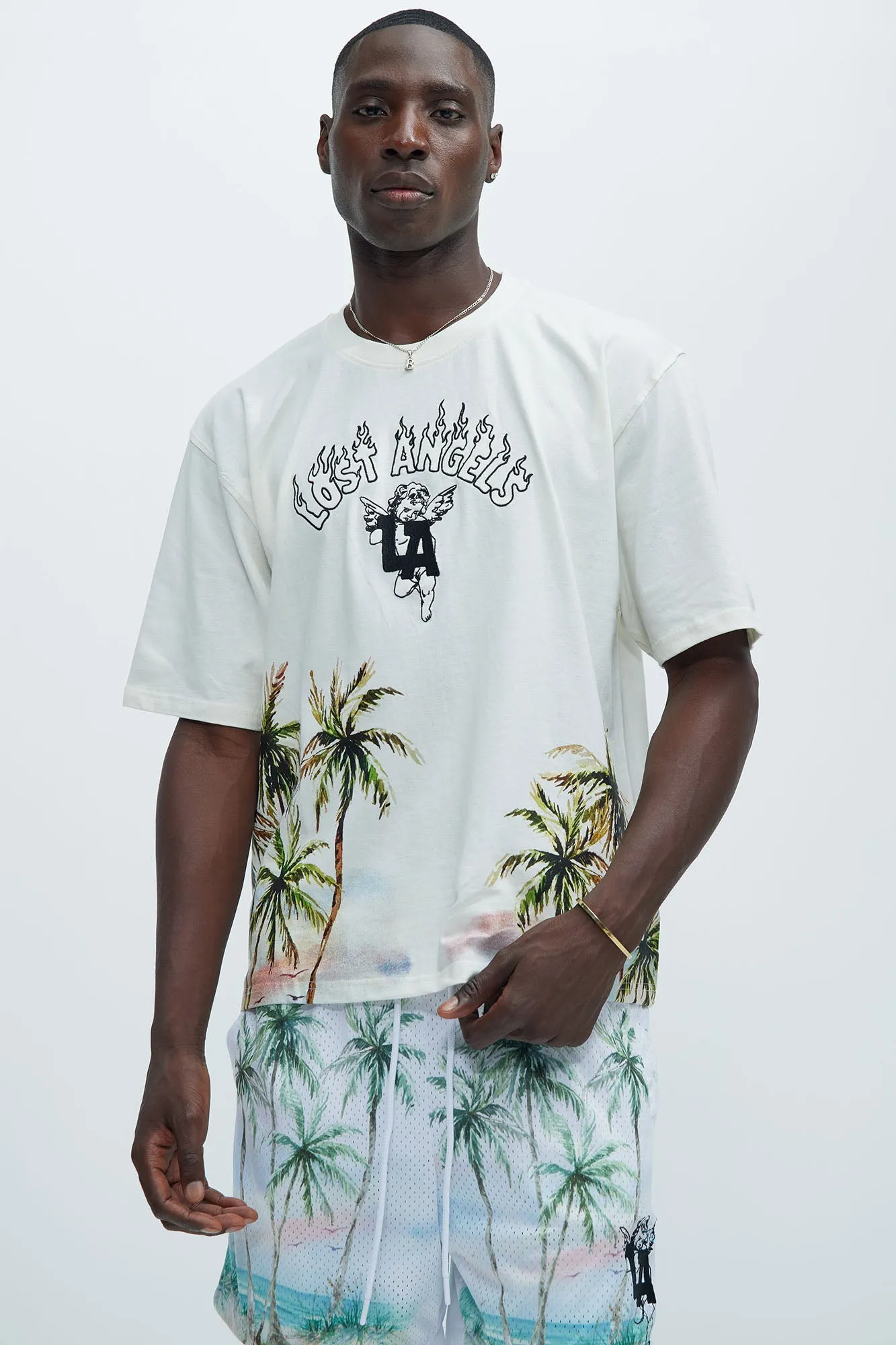 Lost Angeles Paradise Short Sleeve Tee - Off White