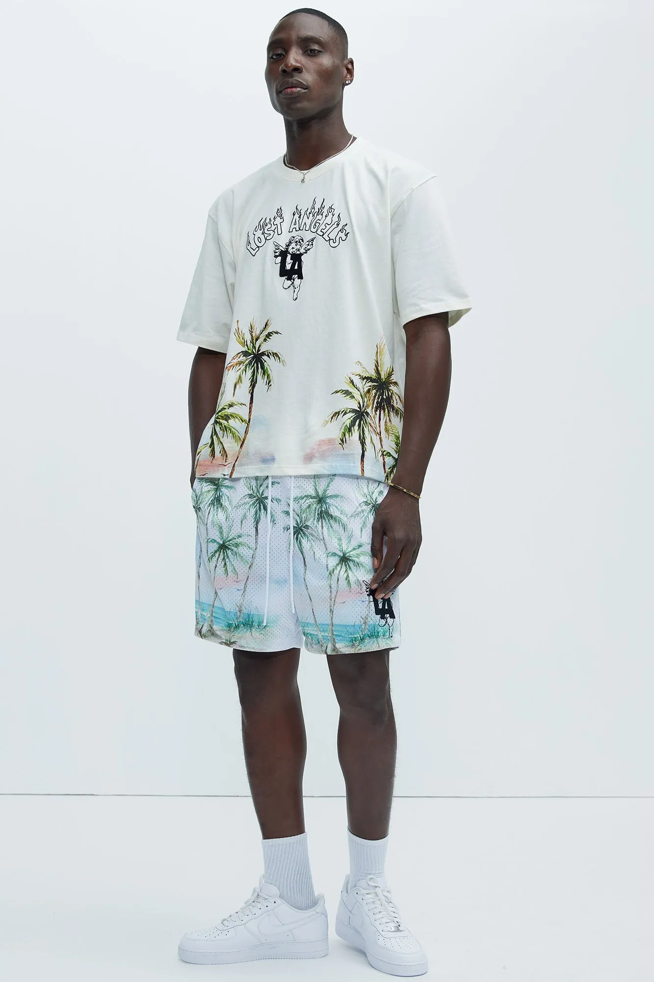 Lost Angeles Paradise Short Sleeve Tee - Off White