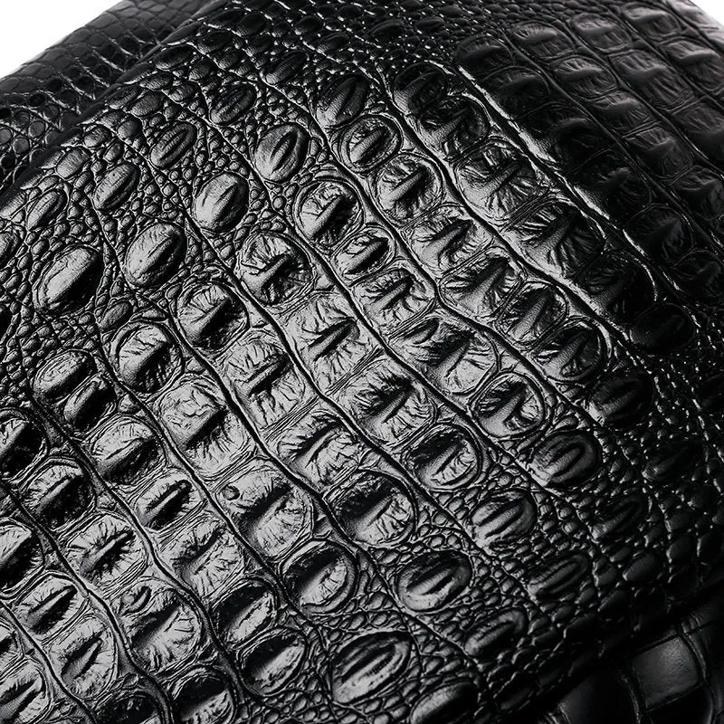 Luxury Crocodile Pattern PU Leather Backpack