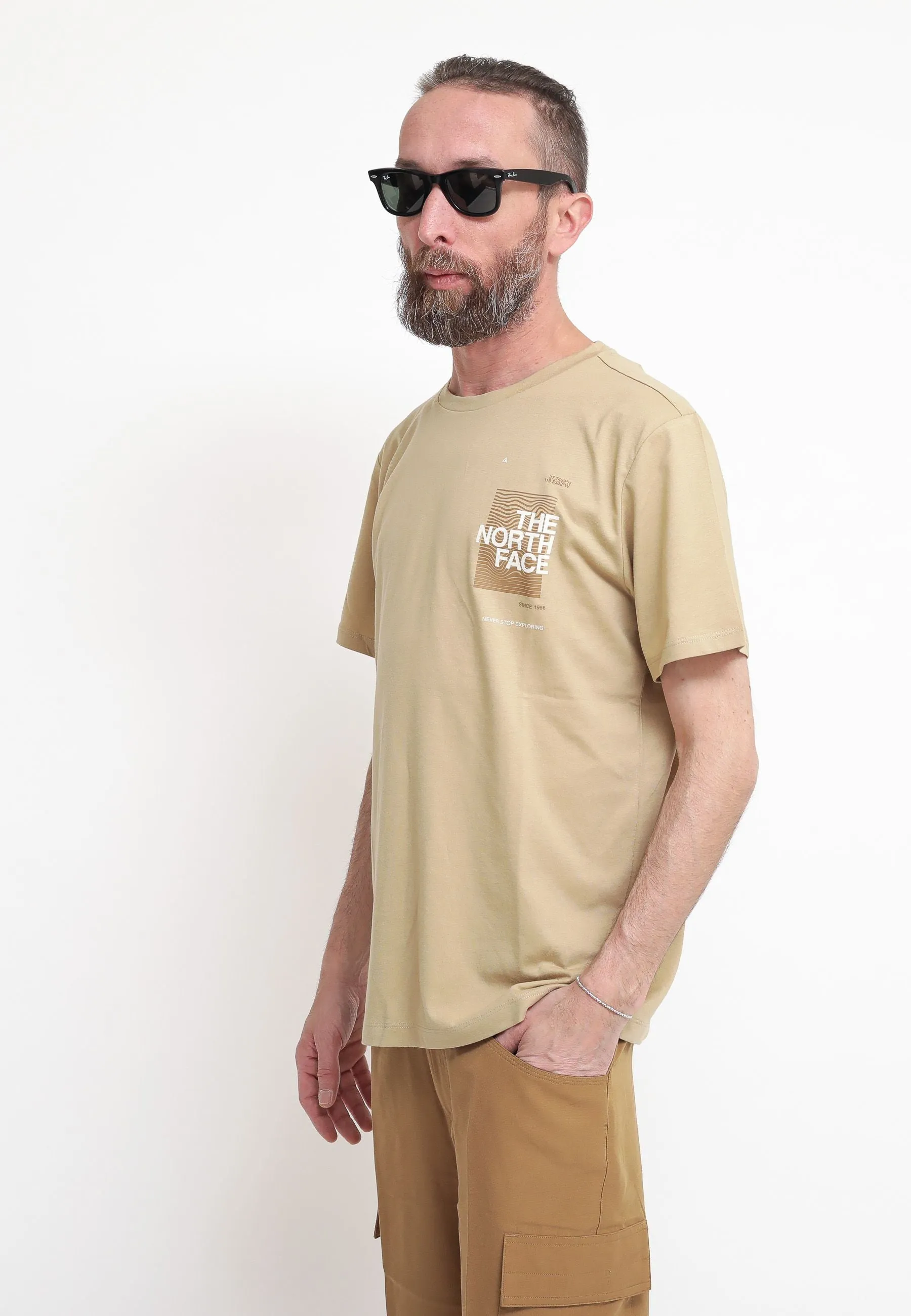 M Foundation Graphic Tee - Khaki Stone